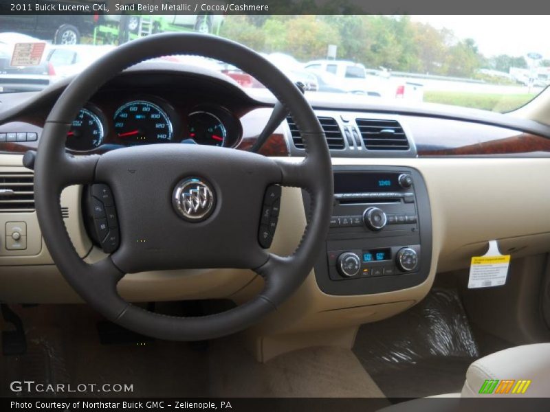 Sand Beige Metallic / Cocoa/Cashmere 2011 Buick Lucerne CXL