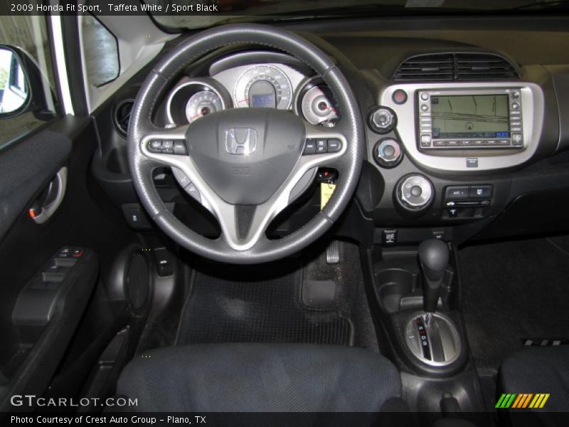 Taffeta White / Sport Black 2009 Honda Fit Sport