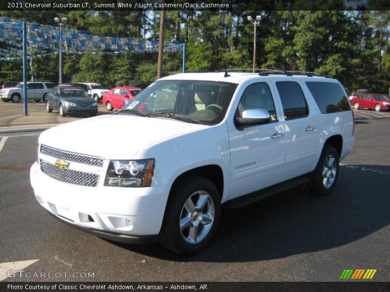Summit White / Light Cashmere/Dark Cashmere 2011 Chevrolet Suburban LT