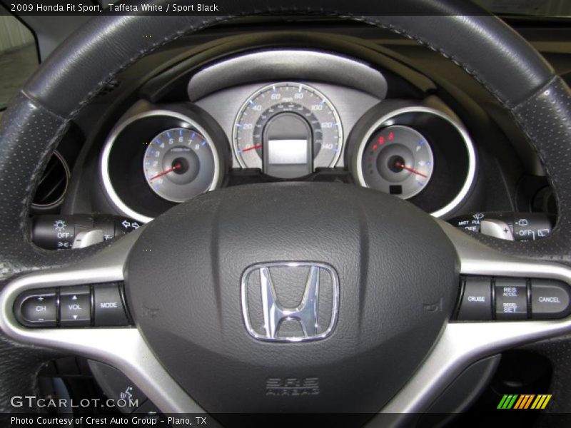 Taffeta White / Sport Black 2009 Honda Fit Sport