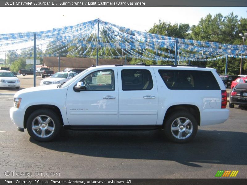 Summit White / Light Cashmere/Dark Cashmere 2011 Chevrolet Suburban LT