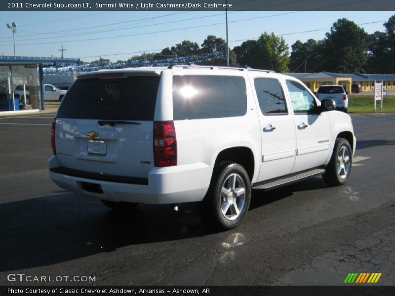 Summit White / Light Cashmere/Dark Cashmere 2011 Chevrolet Suburban LT