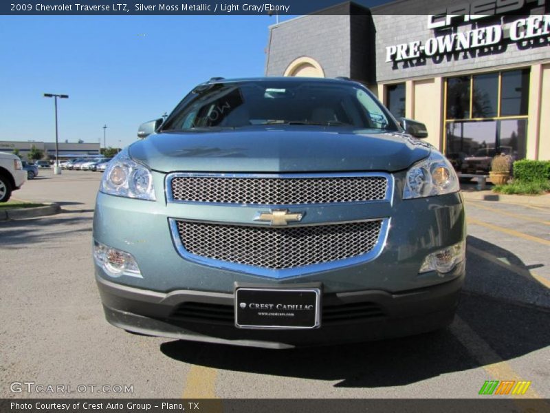 Silver Moss Metallic / Light Gray/Ebony 2009 Chevrolet Traverse LTZ