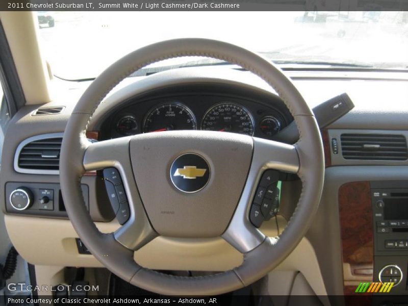 Summit White / Light Cashmere/Dark Cashmere 2011 Chevrolet Suburban LT