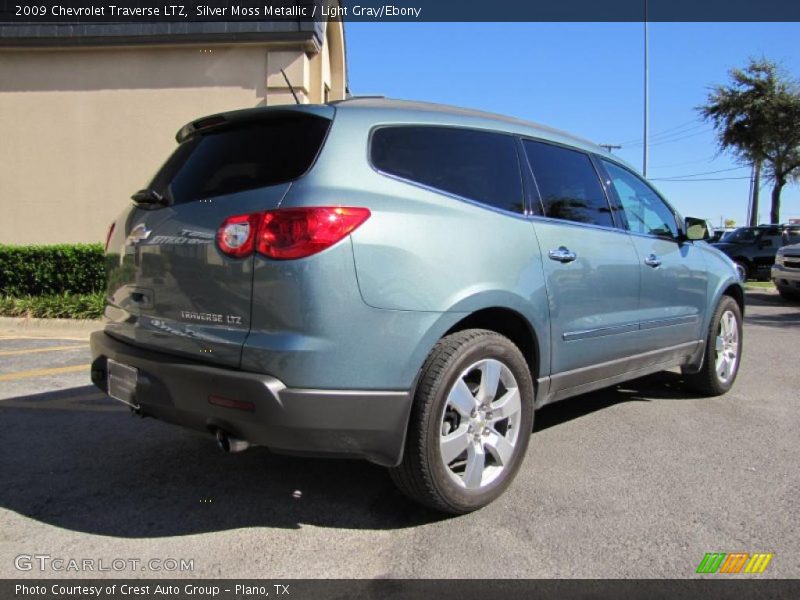 Silver Moss Metallic / Light Gray/Ebony 2009 Chevrolet Traverse LTZ