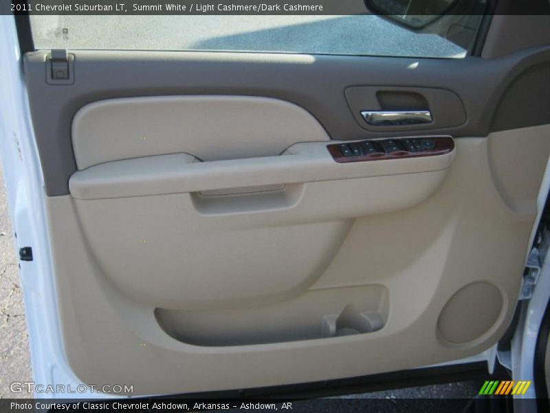 Summit White / Light Cashmere/Dark Cashmere 2011 Chevrolet Suburban LT