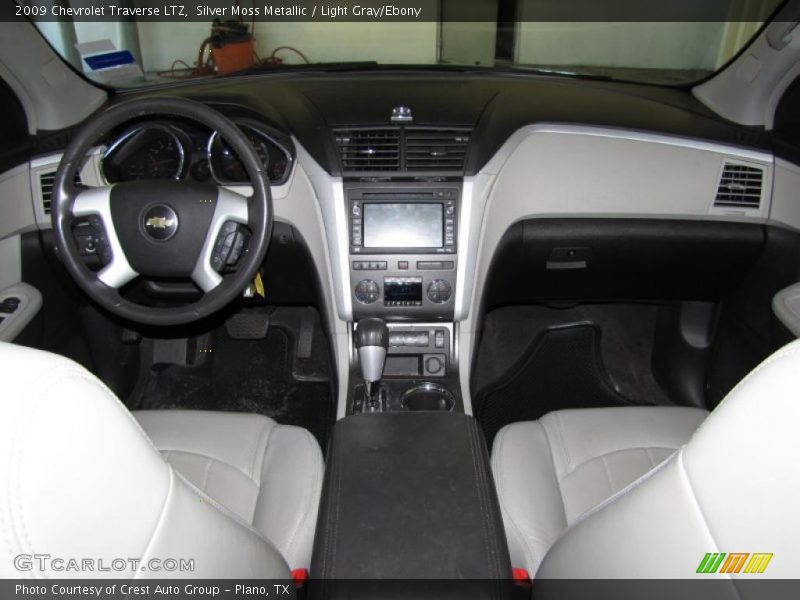 Silver Moss Metallic / Light Gray/Ebony 2009 Chevrolet Traverse LTZ