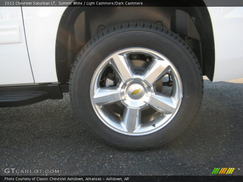 Summit White / Light Cashmere/Dark Cashmere 2011 Chevrolet Suburban LT