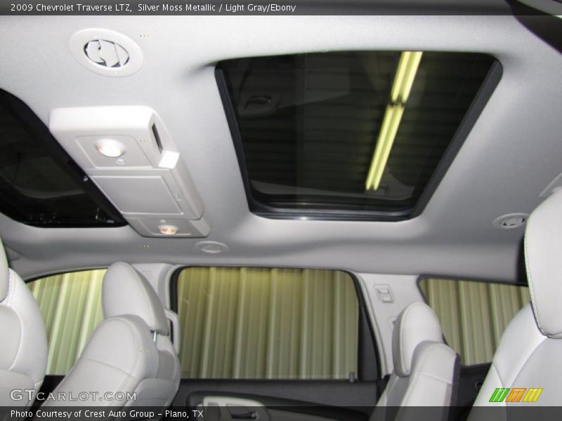 Silver Moss Metallic / Light Gray/Ebony 2009 Chevrolet Traverse LTZ