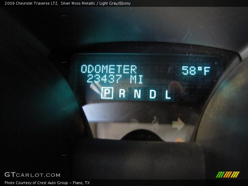 Silver Moss Metallic / Light Gray/Ebony 2009 Chevrolet Traverse LTZ