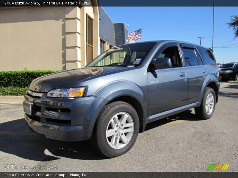 Mineral Blue Metallic / Gray 2004 Isuzu Axiom S