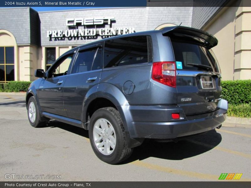 Mineral Blue Metallic / Gray 2004 Isuzu Axiom S