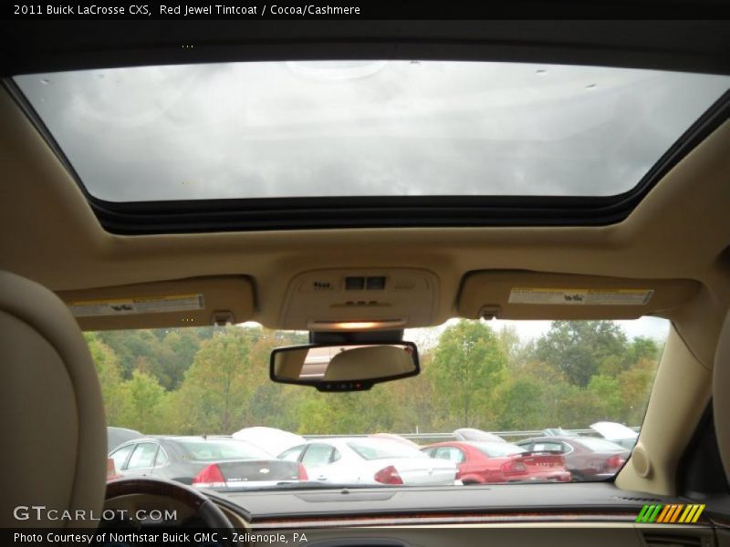 Red Jewel Tintcoat / Cocoa/Cashmere 2011 Buick LaCrosse CXS