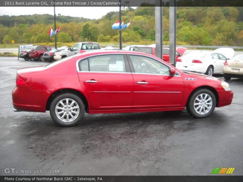 Crystal Red Tintcoat / Cocoa/Cashmere 2011 Buick Lucerne CXL