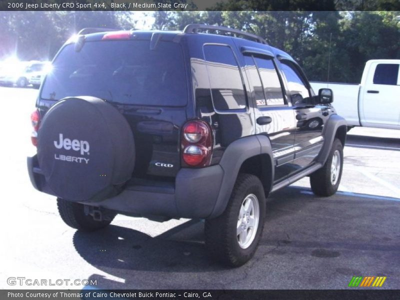 Black / Medium Slate Gray 2006 Jeep Liberty CRD Sport 4x4