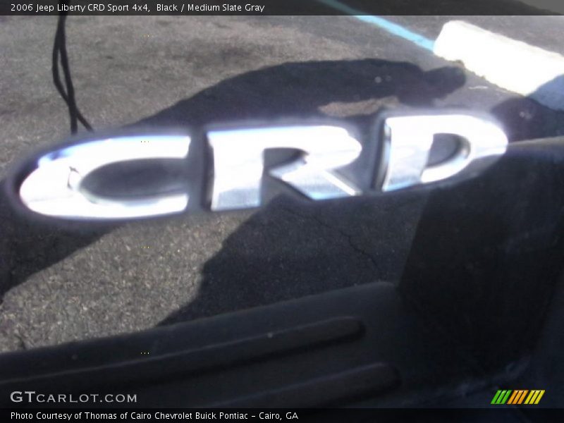 Black / Medium Slate Gray 2006 Jeep Liberty CRD Sport 4x4