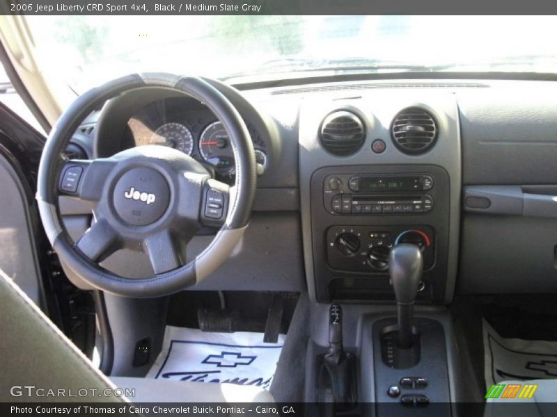Black / Medium Slate Gray 2006 Jeep Liberty CRD Sport 4x4