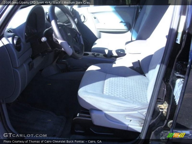 Black / Medium Slate Gray 2006 Jeep Liberty CRD Sport 4x4