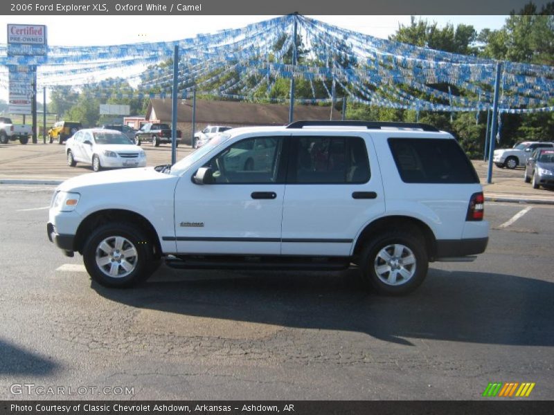 Oxford White / Camel 2006 Ford Explorer XLS