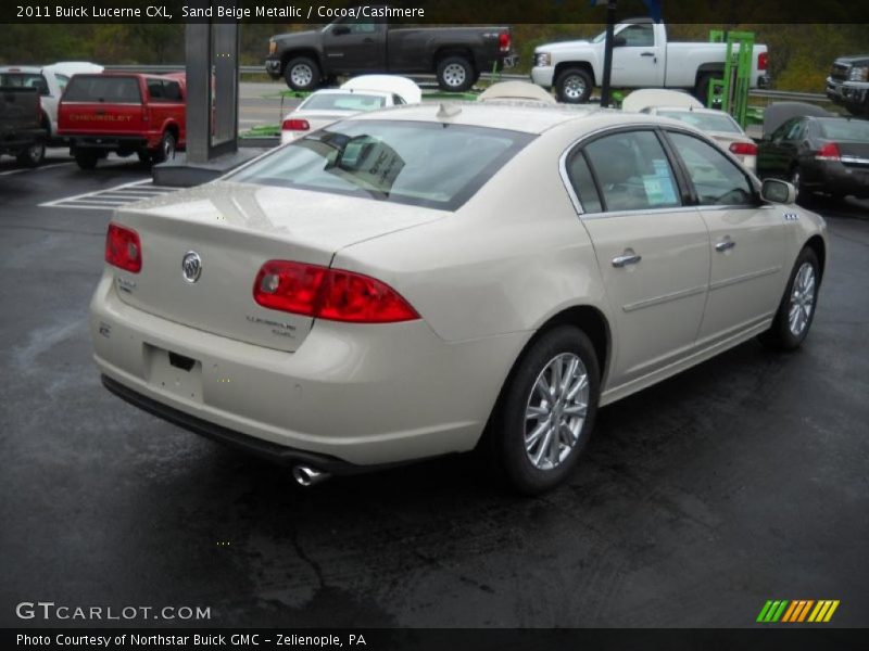 Sand Beige Metallic / Cocoa/Cashmere 2011 Buick Lucerne CXL