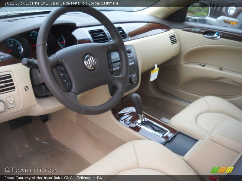 Sand Beige Metallic / Cocoa/Cashmere 2011 Buick Lucerne CXL