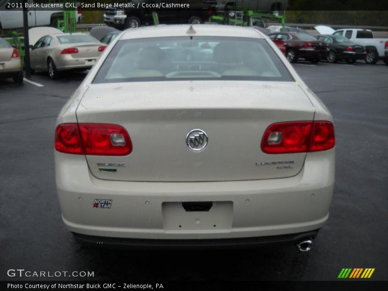 Sand Beige Metallic / Cocoa/Cashmere 2011 Buick Lucerne CXL