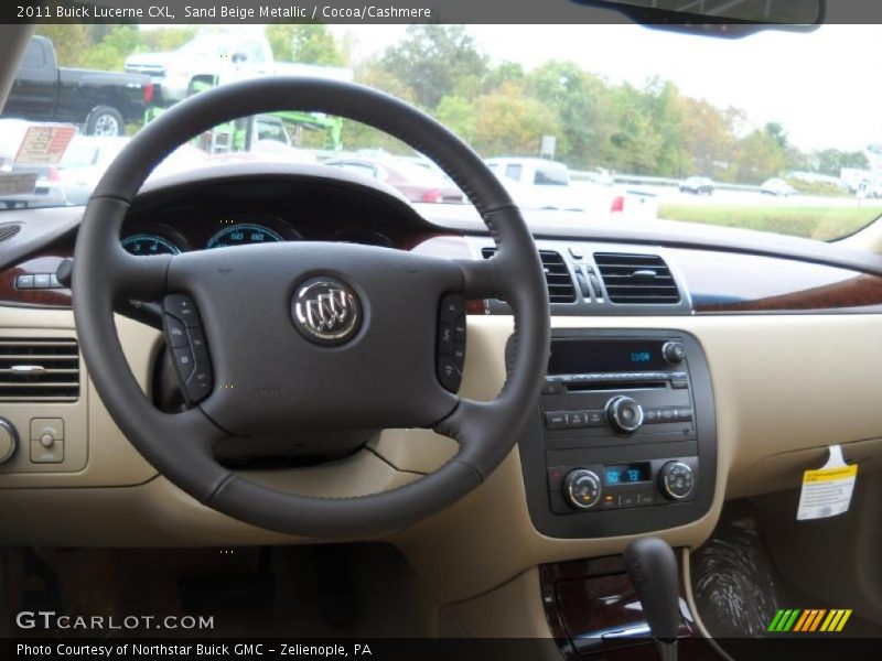 Sand Beige Metallic / Cocoa/Cashmere 2011 Buick Lucerne CXL