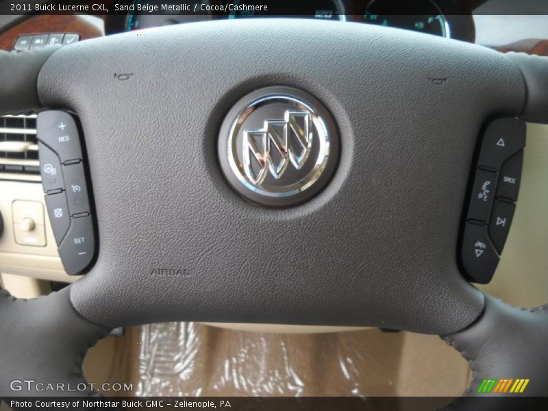 Sand Beige Metallic / Cocoa/Cashmere 2011 Buick Lucerne CXL
