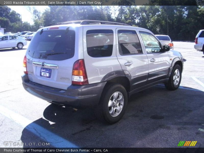 Satin Silver Metallic / Dark Flint Gray 2003 Mazda Tribute LX-V6