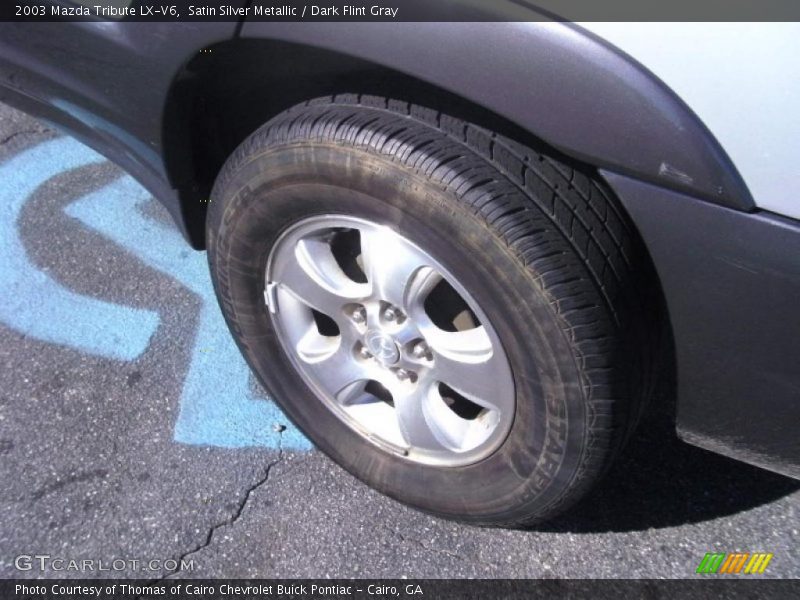 Satin Silver Metallic / Dark Flint Gray 2003 Mazda Tribute LX-V6