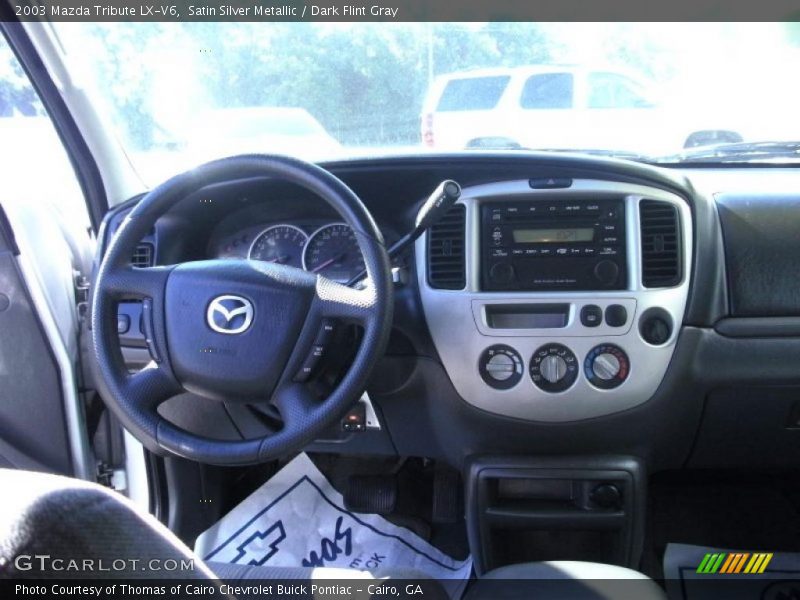 Satin Silver Metallic / Dark Flint Gray 2003 Mazda Tribute LX-V6