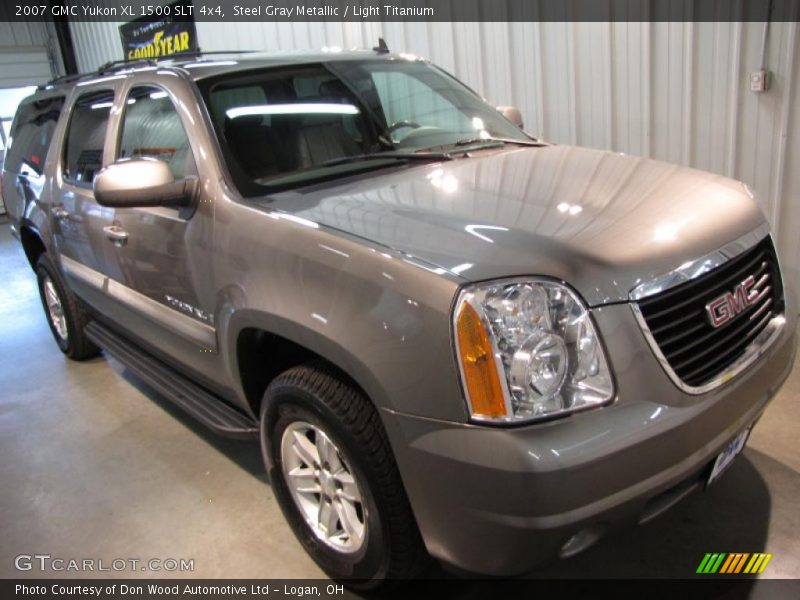 Steel Gray Metallic / Light Titanium 2007 GMC Yukon XL 1500 SLT 4x4