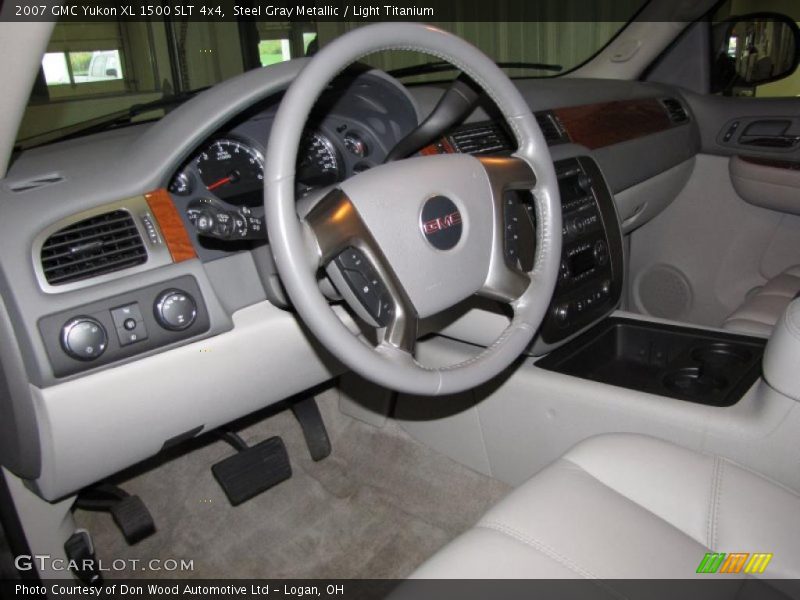 Steel Gray Metallic / Light Titanium 2007 GMC Yukon XL 1500 SLT 4x4