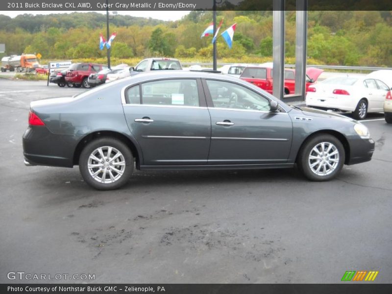 Cyber Gray Metallic / Ebony/Ebony 2011 Buick Enclave CXL AWD