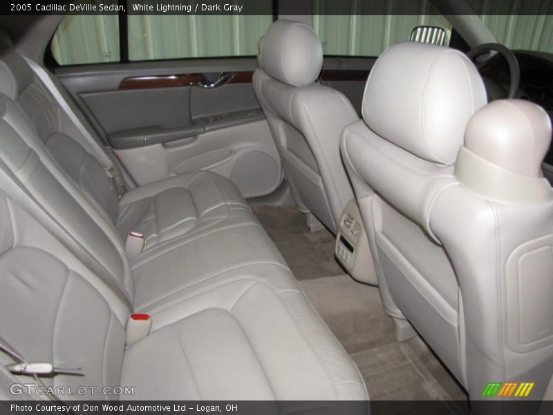 White Lightning / Dark Gray 2005 Cadillac DeVille Sedan