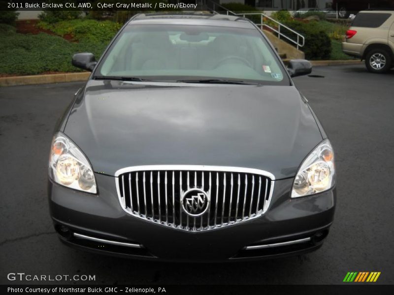 Cyber Gray Metallic / Ebony/Ebony 2011 Buick Enclave CXL AWD