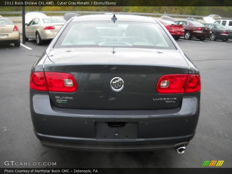 Cyber Gray Metallic / Ebony/Ebony 2011 Buick Enclave CXL AWD