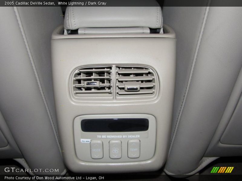 White Lightning / Dark Gray 2005 Cadillac DeVille Sedan