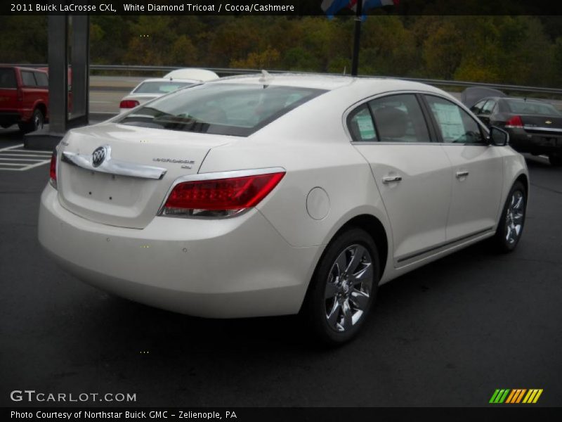 White Diamond Tricoat / Cocoa/Cashmere 2011 Buick LaCrosse CXL