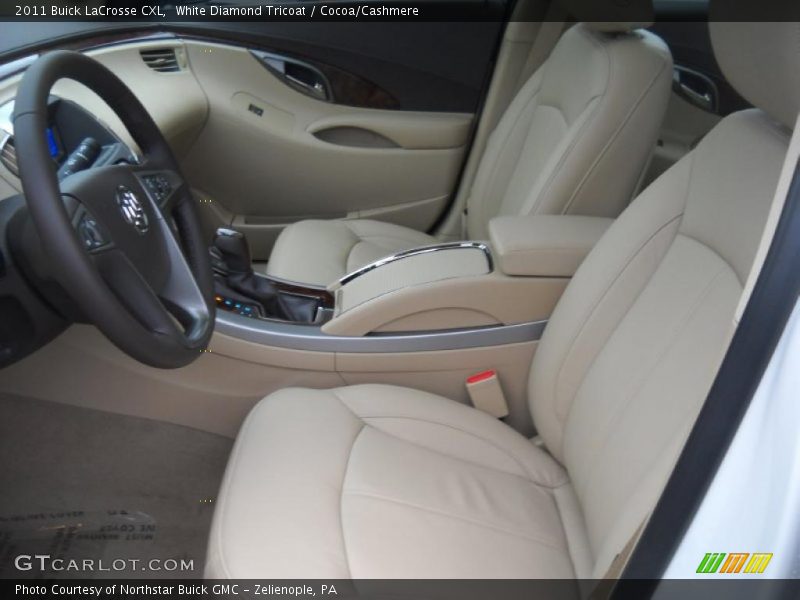 White Diamond Tricoat / Cocoa/Cashmere 2011 Buick LaCrosse CXL