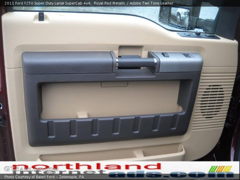 Royal Red Metallic / Adobe Two Tone Leather 2011 Ford F250 Super Duty Lariat SuperCab 4x4
