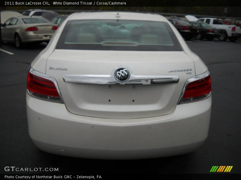 White Diamond Tricoat / Cocoa/Cashmere 2011 Buick LaCrosse CXL