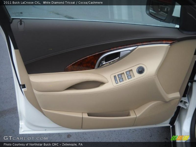 White Diamond Tricoat / Cocoa/Cashmere 2011 Buick LaCrosse CXL
