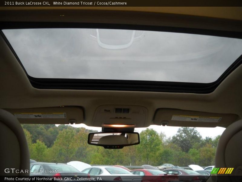 White Diamond Tricoat / Cocoa/Cashmere 2011 Buick LaCrosse CXL