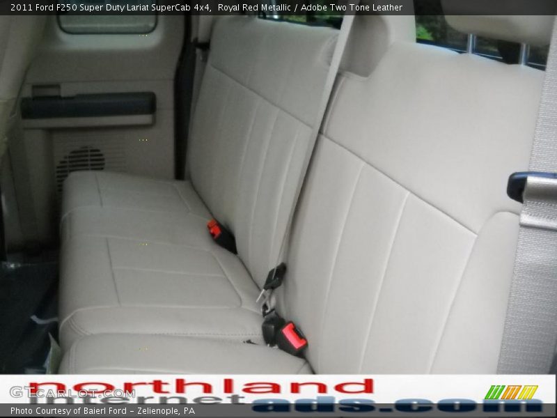 Royal Red Metallic / Adobe Two Tone Leather 2011 Ford F250 Super Duty Lariat SuperCab 4x4