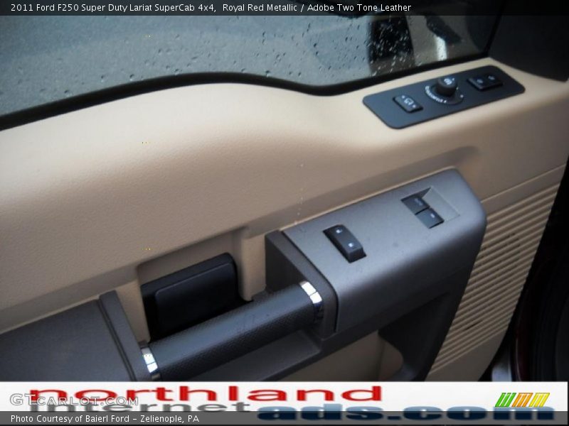 Royal Red Metallic / Adobe Two Tone Leather 2011 Ford F250 Super Duty Lariat SuperCab 4x4