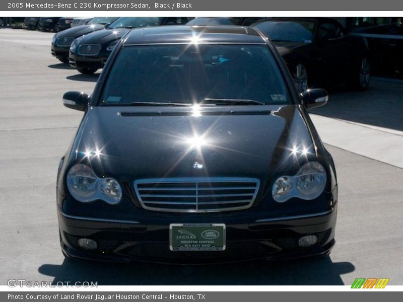 Black / Black 2005 Mercedes-Benz C 230 Kompressor Sedan