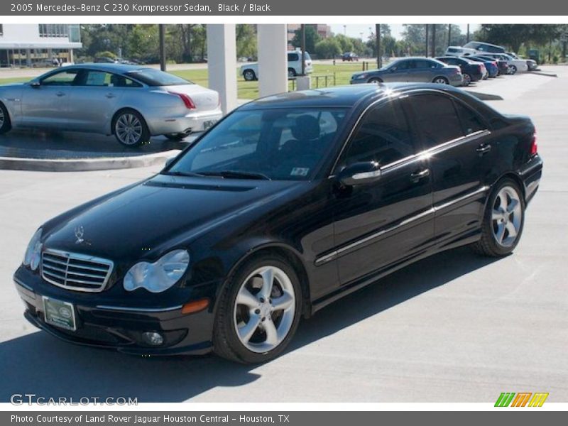 Black / Black 2005 Mercedes-Benz C 230 Kompressor Sedan