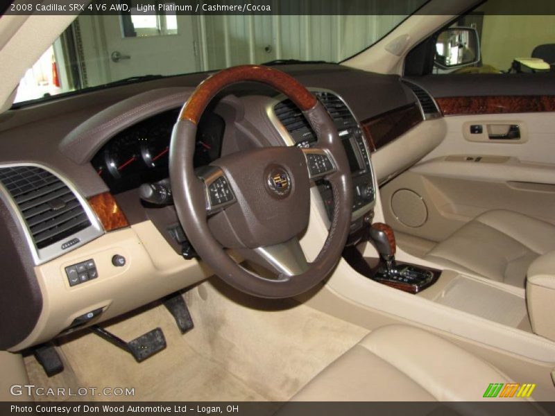Light Platinum / Cashmere/Cocoa 2008 Cadillac SRX 4 V6 AWD