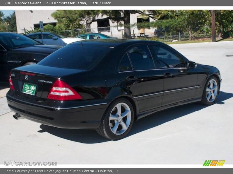 Black / Black 2005 Mercedes-Benz C 230 Kompressor Sedan